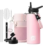 DYSANKY Insulated Water Bottle 32oz - Multiple Insulation Vacuum Sealed Thermos- Portable Sports ...