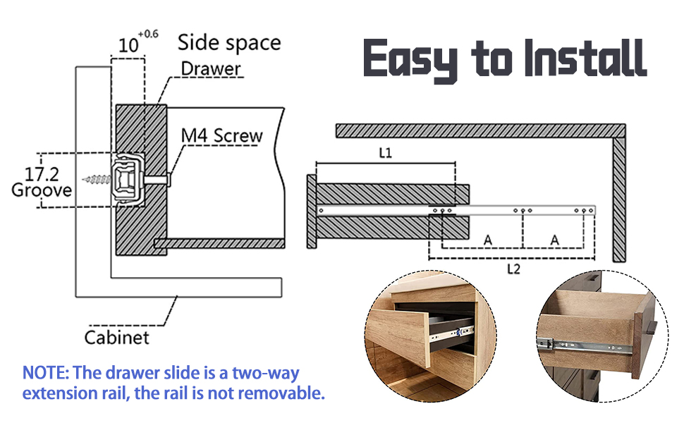 ball bearing drawer slides