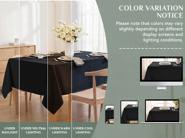 table cloth rectangle table