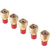 Mtsooning 5PCS 45V44 2.4mm(3/32inch) Tig Welding Gas Lens Collet Body for TIG Welding Torch WP-9/...