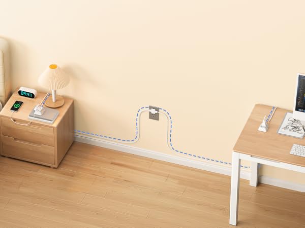 Split Extension Cord 12FT