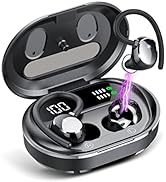 Wireless Earbuds, 2023 New Ultralight Sport Bluetooth 5.3 Headphones In Ear with LED Display, Bui...