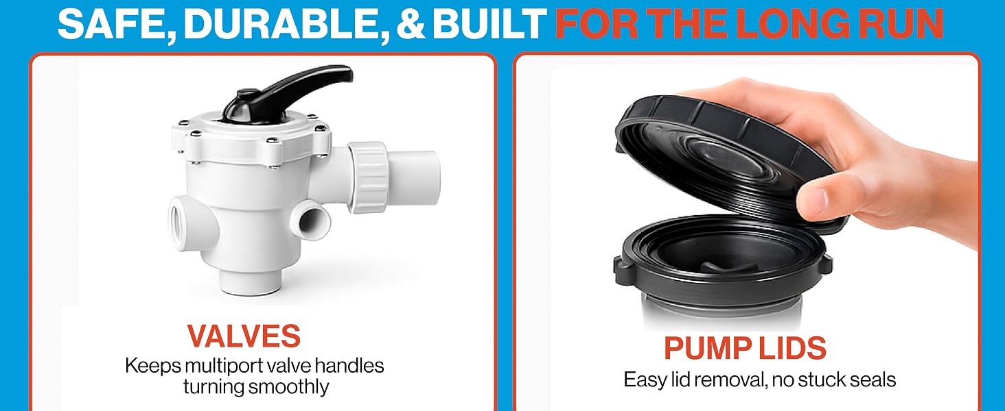 PTFE filter maintenance equipment teflon cartridge swimming long lasting based non toxic valve