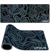 Large Gaming Mouse Pad, Waterproof Desk Mat for Keyboard and Mouse, Stitched Edge Mousepad with N...
