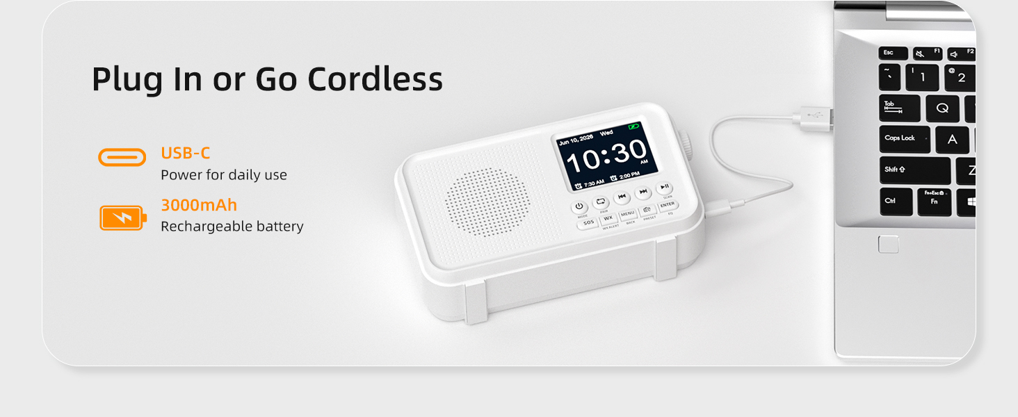 Rechargeable Radio
