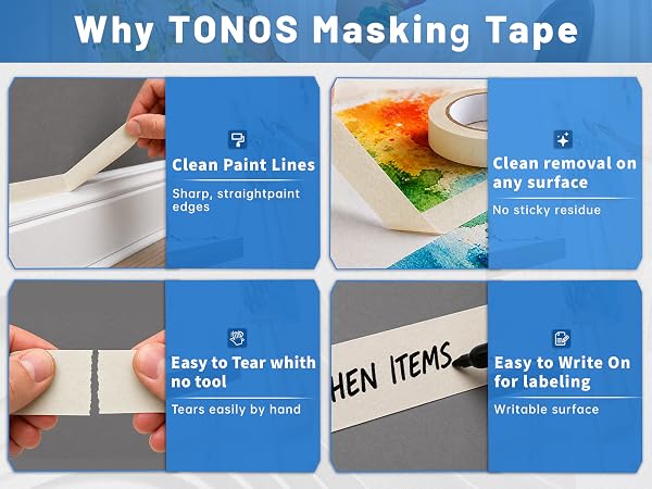 white masking tape