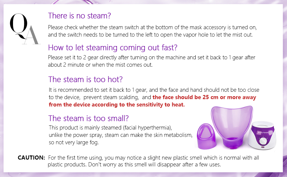 mist face steamer warm mist unclogs pores relax soothing