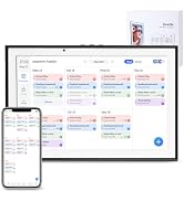 10.1 Inch Smart Digital Calendar – HD Touchscreen Family Planner & Calendar with Chore Chart & Me...