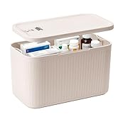 Medicine Lock Box with Code Small Safe Box for Medications & Vitamins Portable Lock Box for Home ...