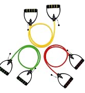 Resistance Bands with Handles, Exercise Resistance Bands, Workout Bands with Door Anchors, Adjust...