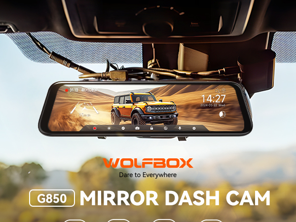 rear view camera rear view mirror camera mirror dash cam