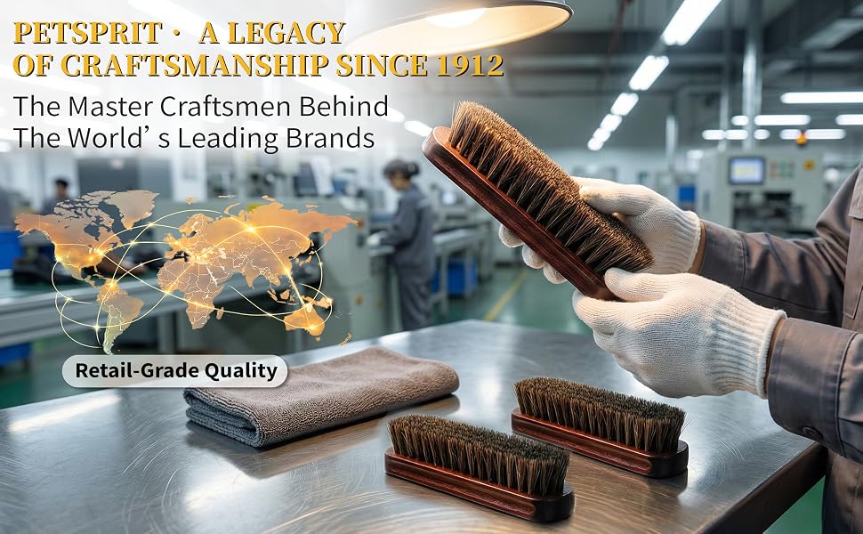 Horse Hair Shoe Brush