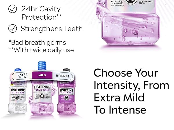 listerine total care eliminate bad breath germs