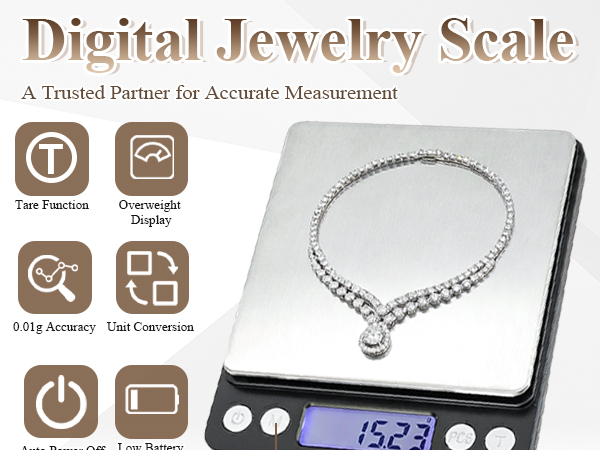jewelry scale gold scale coin scale gram scale 0.01g accuracy digital scale grams precision scale