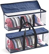 Hat Storage for Baseball Caps, Non-woven Wide Hat Organizer, Large Sports Hat Storage Bag, Hat Ra...