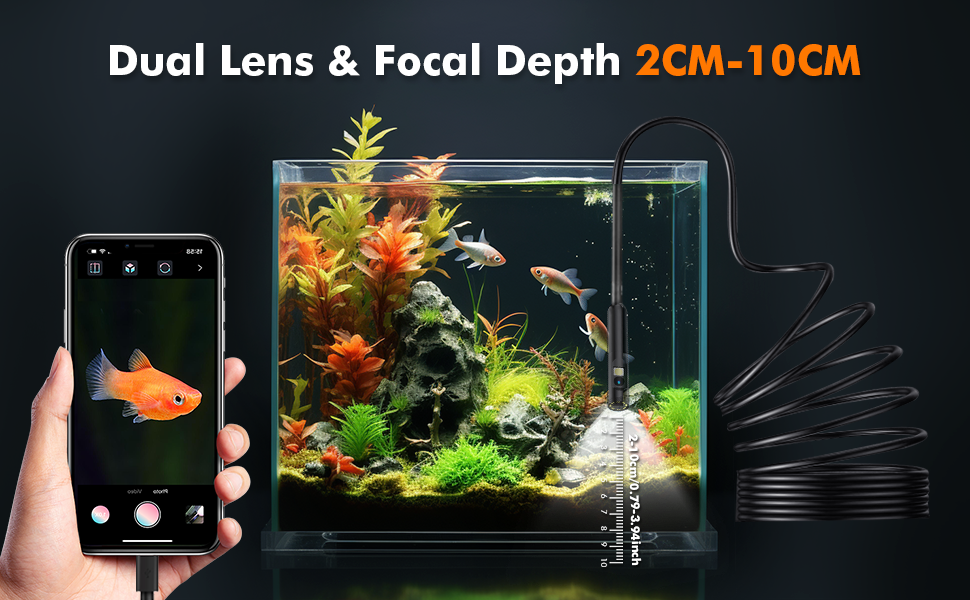 endoscope camera with light iphone
