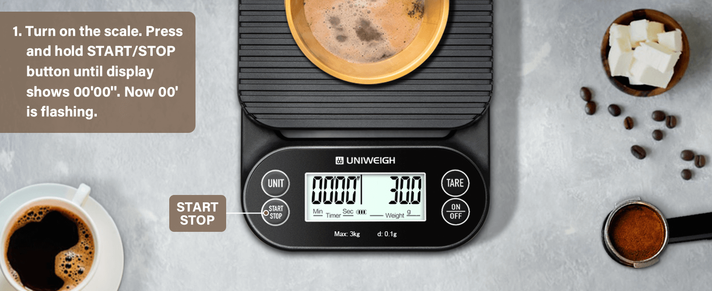 espresso coffee scale