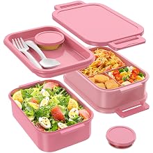 bento lunch box for adults all-in-one stackable lunch containers