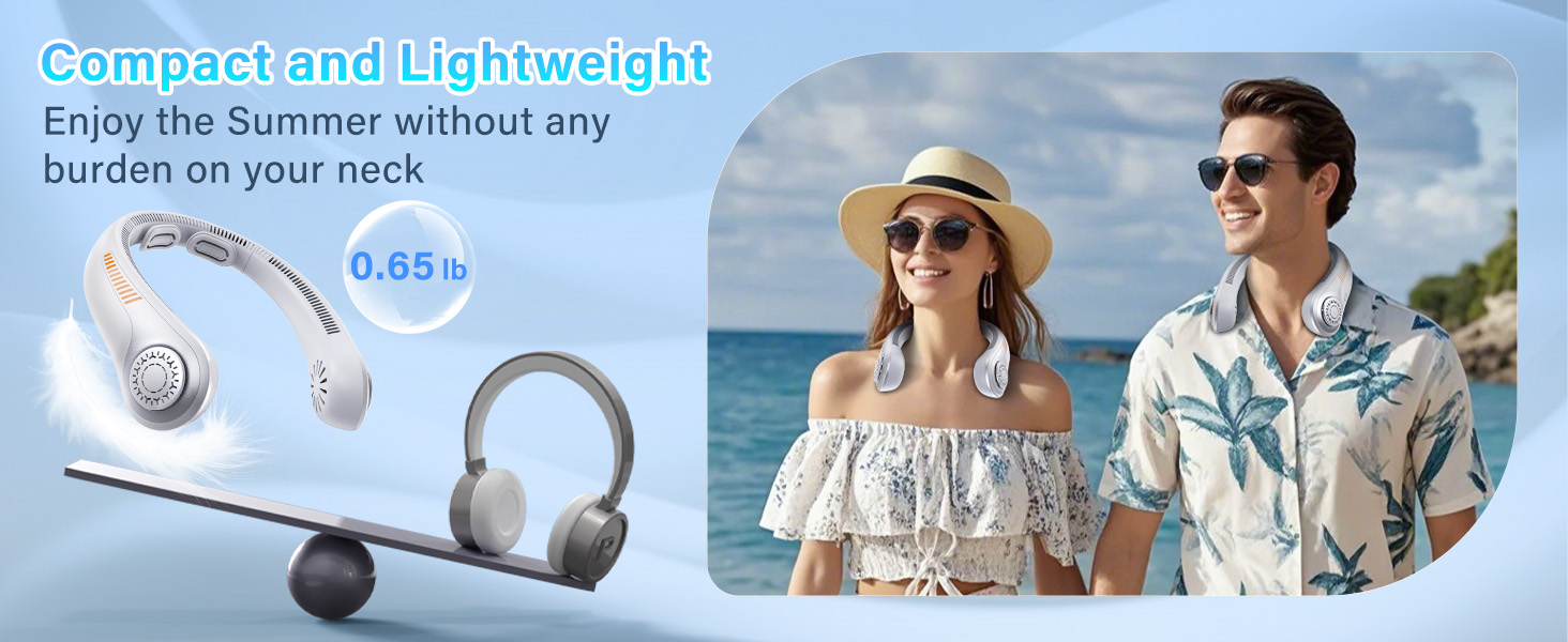 beach neck fan