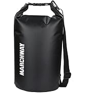MARCHWAY Floating Waterproof Dry Bag 5L/10L/20L/30L/40L, Roll Top Sack Keeps Gear Dry for Kayakin...
