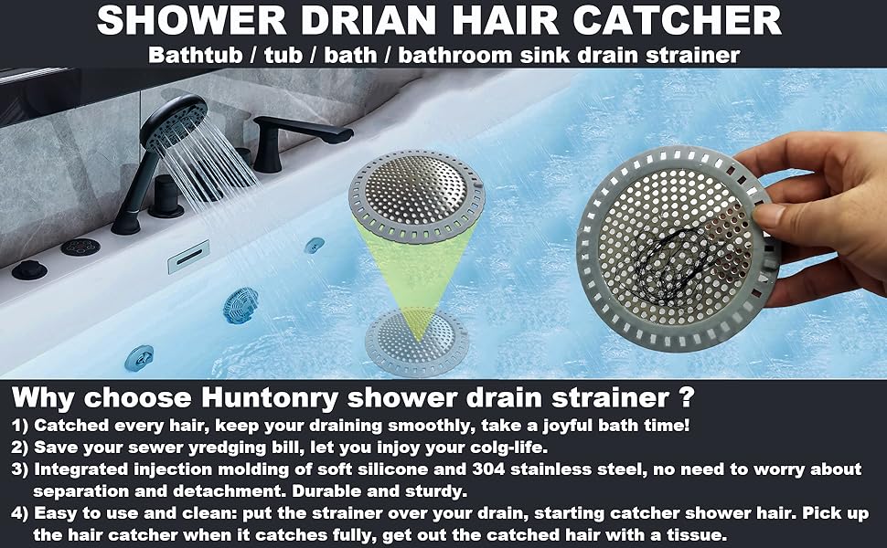 shower drain hair catcher