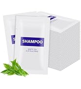 HQSLsund 200 pack 0.35 fl oz/10ml Travel Size Shampoo Bulk Individually Wrapped - Refreshing Mini...