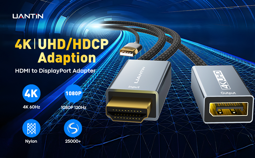 displayport female to hdmi male