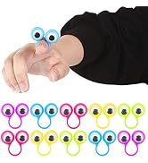 3 otters Eyeball Ring, 25PCS Eye Finger Puppets Eye Monster Finger Valentines Day Gifts for Kids,...