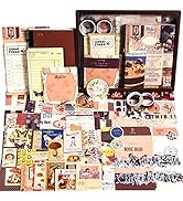 Vintage Scrapbooking Supplies Kit, 351pcs Bullet Junk Journal Kit with Journaling Supplies Aesthe...