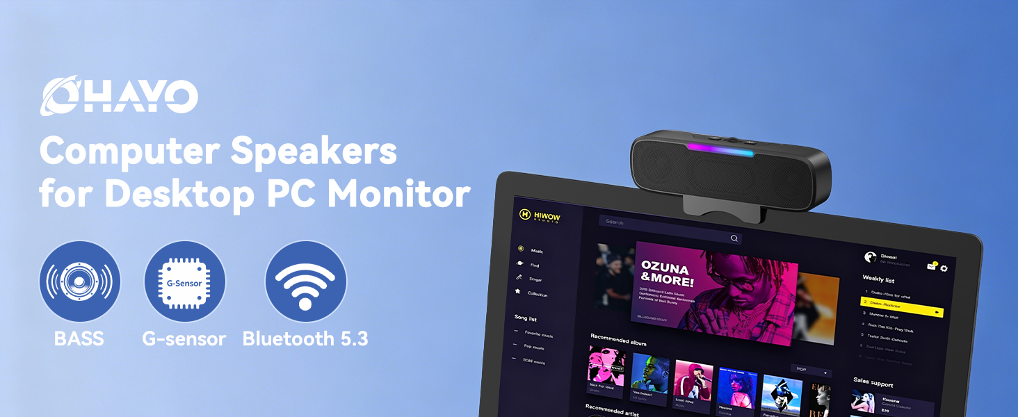 OHAYO PC Speakers for monitor