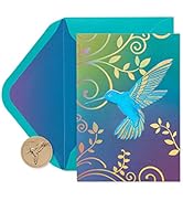 Papyrus Blank Cards with Envelopes, Hummingbird (12-Count)