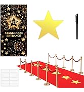 Red Carpet Runner For Party 2.6 x 15 ft Prom Decoration Not Slip Red Aisle Rug VIP Stage Door Ent...