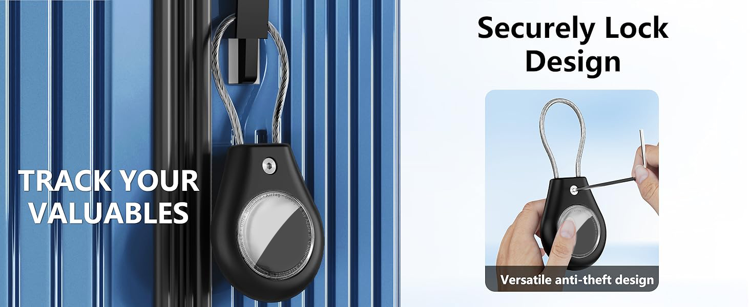 Airtag Case with Secure Lock