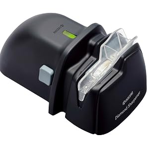 Kyocera diamond wheel knife sharpener for steel or ceramic knives