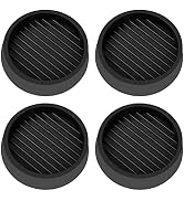 VOCOMO 2X2 Round Rubber Caster Cups, Non Slip Furniture Pads, Anti-Slip Gripper, Anti Skid Furnit...