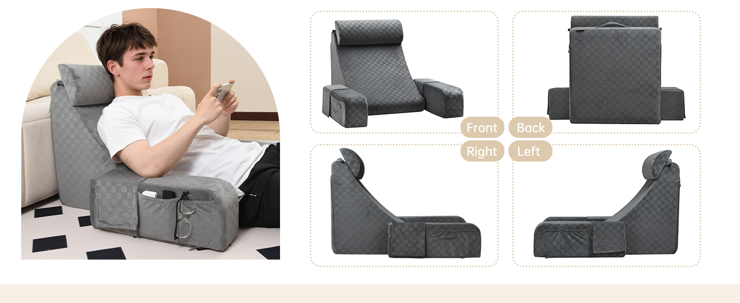 bed chair pillow for back support