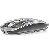 Uiosmuph Bluetooth Wireless Mouse Tri-Mode (Dual BT5.1+2.4GHz) USB C Rechargeable Computer Mouse ...