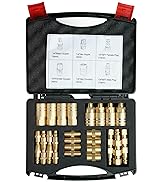 Air Hose Fittings 1/4" Air Coupler & Plug Kit,36 Pieces Quick Connect Air Compressor Accessories ...