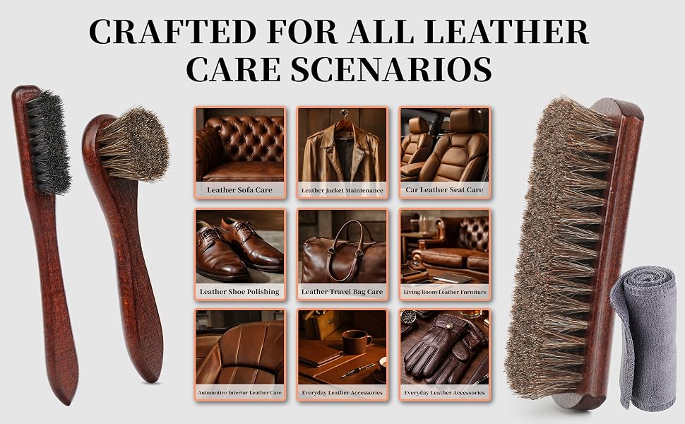 Horse Hair Shoe Brush