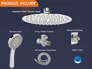 Stainless Steel 8 Inch Rain Shower