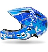 YEEKORO Kids Bike Helmet with Chin Guard, Adjustable Detachable Children’s Full Face Helmet for G...