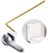 Toilet Handle Replacement Kit Side Mount, Universal Toilet Tank Flush Lever Replacement with Stai...