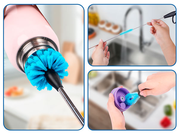 Bottle Brush Cleaning Brush Crevice Cleaning Brush Straw Cleaner Brush