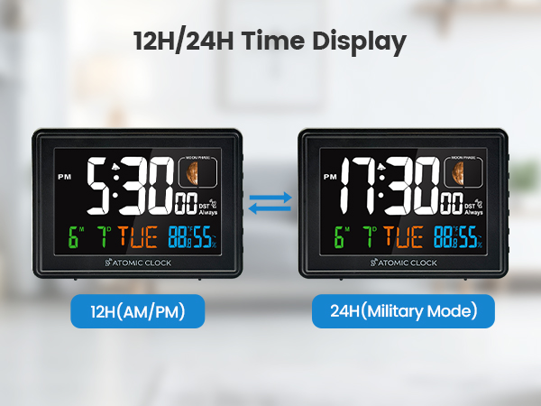 small bedside clock