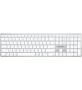 TECKNET Backlit Bluetooth Keyboard for Mac, Multi-Device Rechargeable Quiet | Compatible Apple Ke...