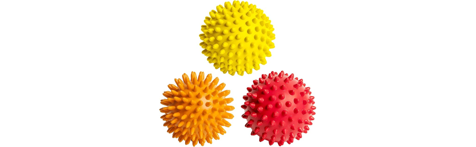 3 massage balls of intensity