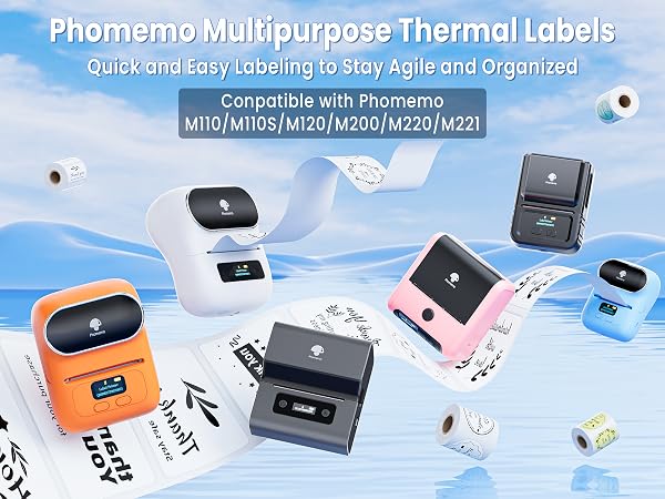 phomemo thermal labels