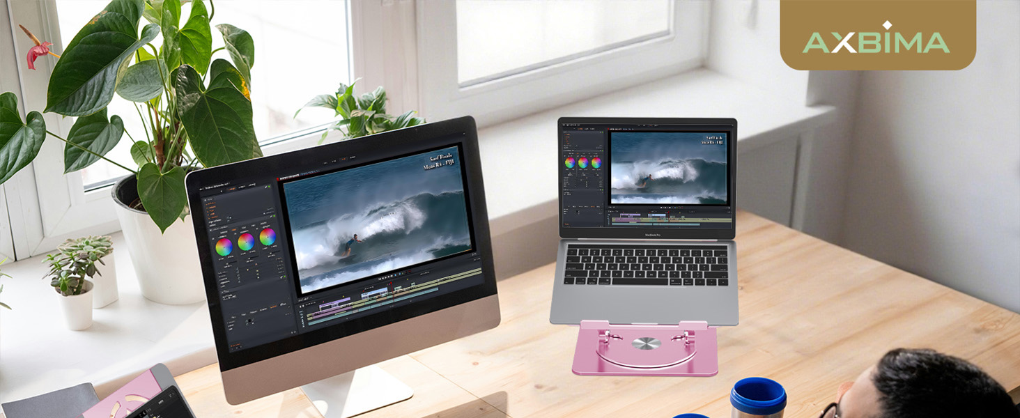 laptop stand for desk portable notebook stand ergonomic laptop riser office desk accessories