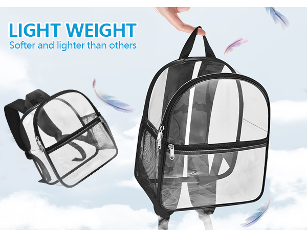 children see through school book bag