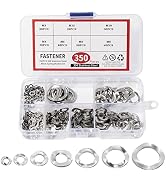 350PCS Spring Wave Washer Gasket Assortment Kit, M3 M4 M5 M6 M8 M10 M12 Wavy Wave Crinkle Spring ...